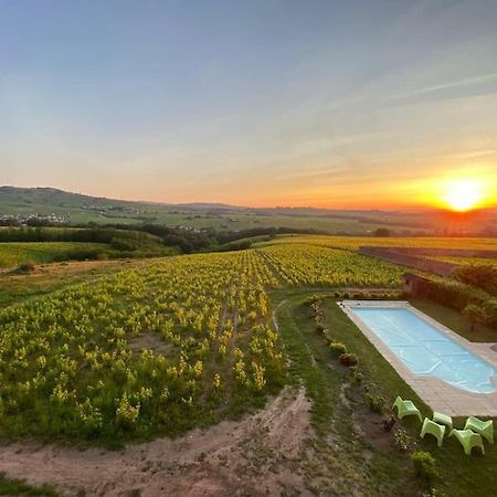 Au Coeur Des Vignes Moulin A Vent Lejlighed La Chapelle-de-Guinchay Eksteriør billede
